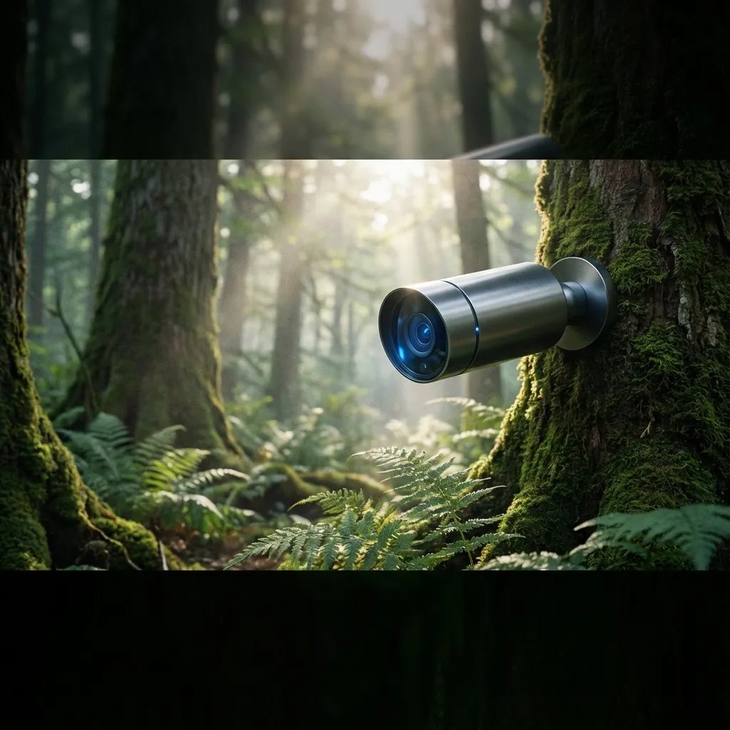 Bear Detection Camera in Forest